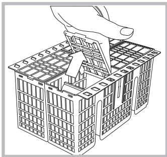 SCHOLTES LTE M812 - Cutlery basket - 1