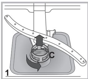 SCHOLTES LTE S121 O - Pulire i filtri - 1