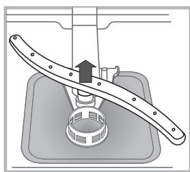 SCHOLTES LTE S121 O - Cleaning the sprayer arms - 2