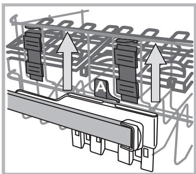 SCHOLTES LTE S121 O - Adjusting the height of the upper rack - 1