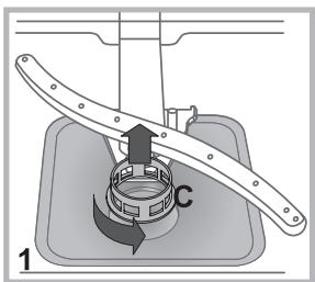 SCHOLTES LTE S121 O - Nettoyer les filtres - 1