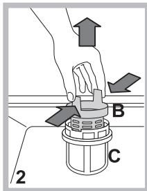 SCHOLTES LTE S121 O - Pulire i filtri - 2