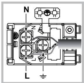 SCHOLTES SCHXL 897E D E - Montaje del cable de alimentación eléctrica - 2