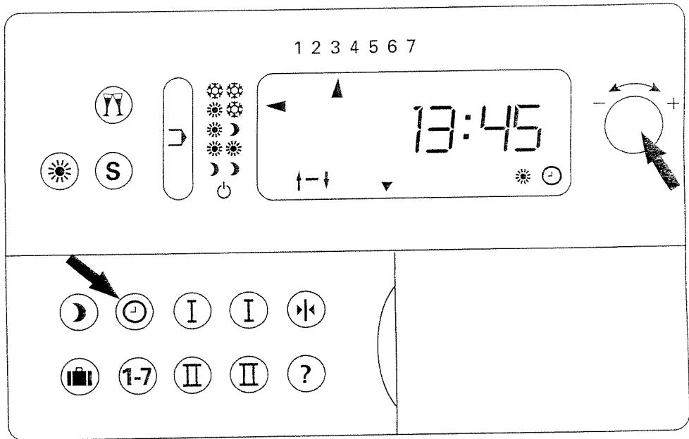 VIESSMANN THERMOSTAT-F - Régier l'heure - 1