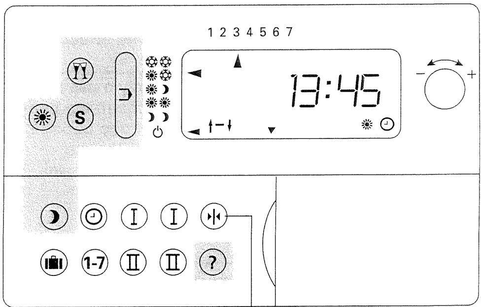 VIESSMANN THERMOSTAT-F - Choiser le programme de fonctionnement - 1