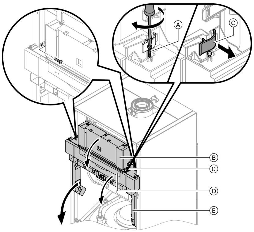 VIESSMANN VITODENS 333 - Rabattre la régulation pour les travaux de mise en service et d'entretien - 1