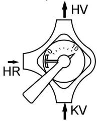 VIESSMANN VITODENS 333 - Modifier la position de l'inverseur de sens de rotation : - 1