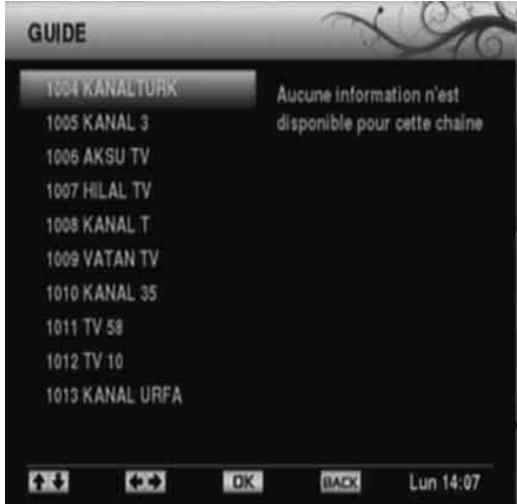 MELICONI TDSC 320 BU - Affichage du guide   électronique de programmes (EPG) - 2