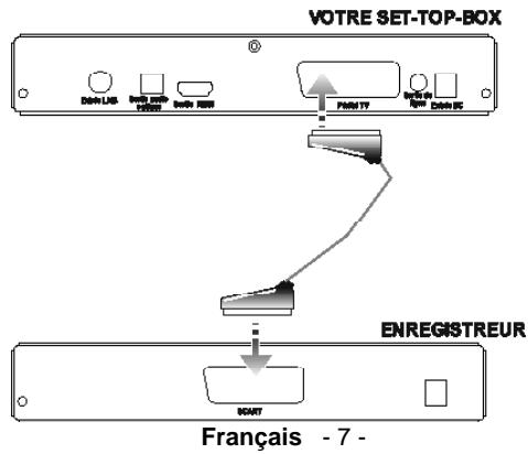 MELICONI TDSC 320 BU - Branchement d'un boîtier décodeur à un téléviseur - 3