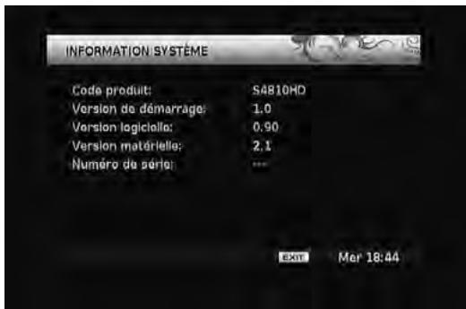 MELICONI TFSHD 2000 B - Informations système - 1