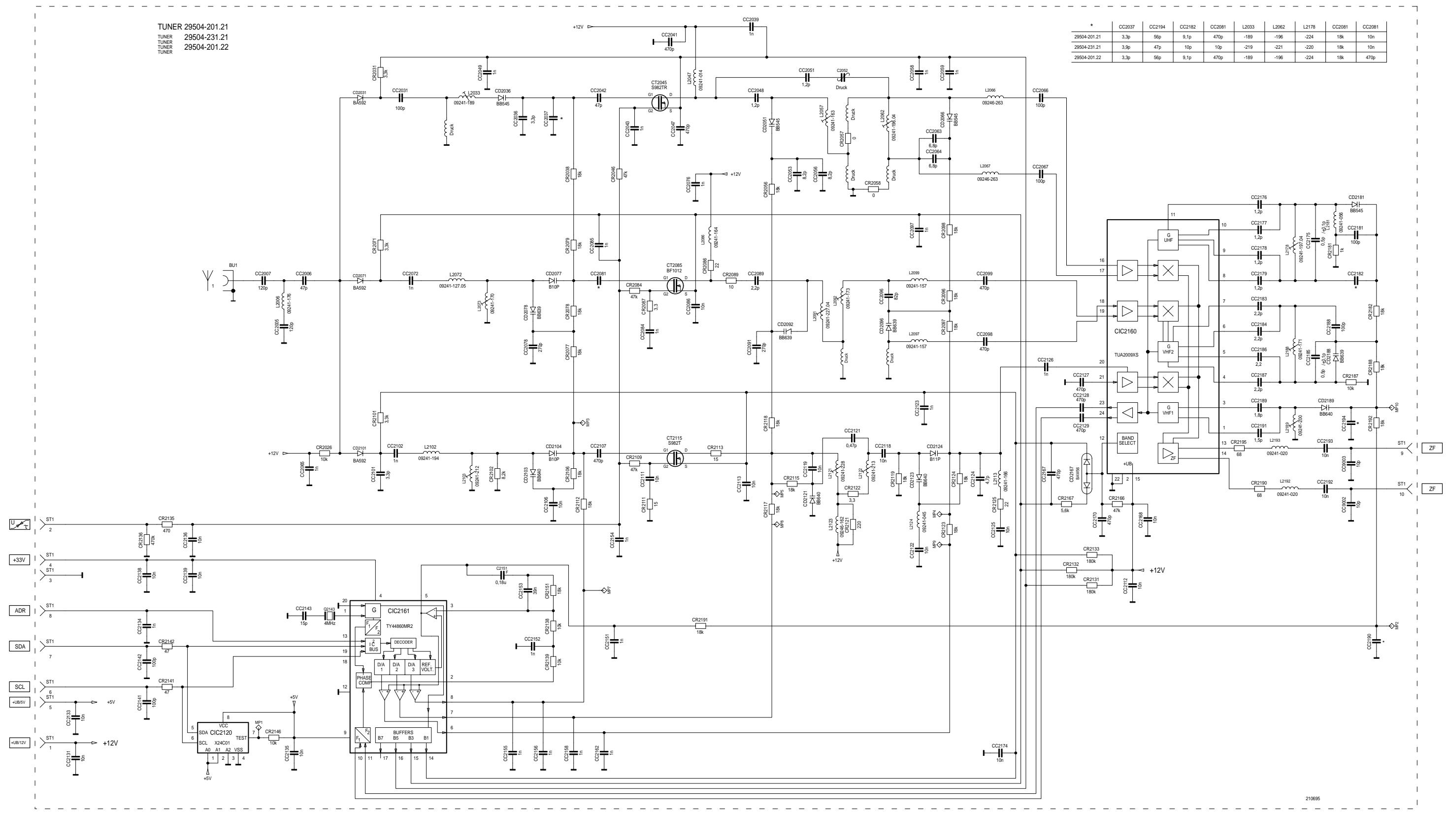 GRUNDIG CUC 7301 - Gesamtschaltplan / General Circuit Diagram - 4