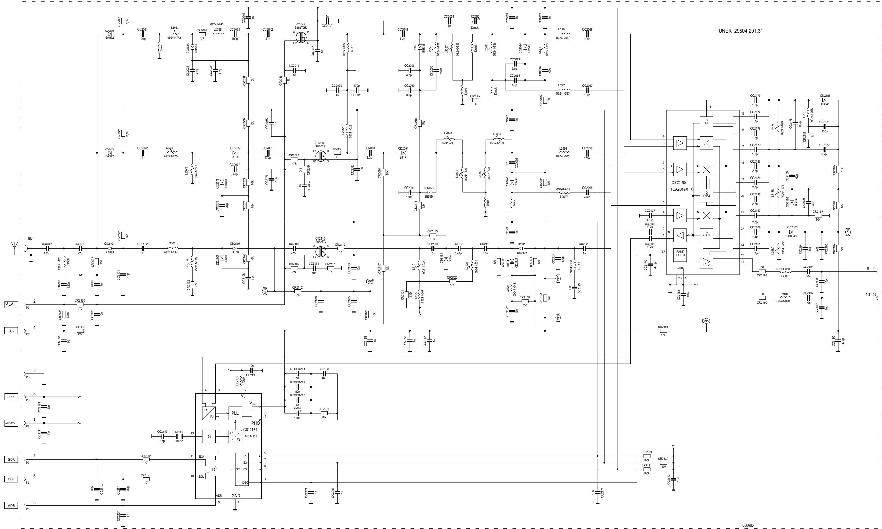 GRUNDIG CUC 7301 - Gesamtschaltplan / General Circuit Diagram - 5