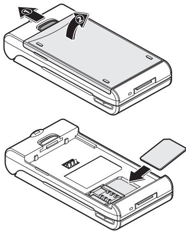 GRUNDIG DREAMPHONE G500I - Insertion de la carte SIM - 1