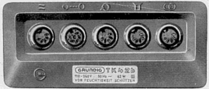 GRUNDIG TK 42 U - Mise en place de la bande - 1