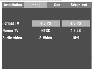 GRUNDIG GDP 1100/2 - Choix du format de l'image de votre téléviseur - 1