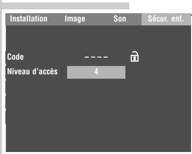 GRUNDIG GDP 1100/2 - Autorisation du contenu du DVD - 3