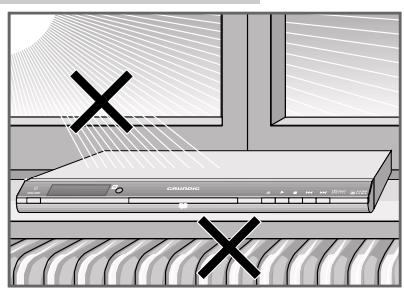 GRUNDIG GDP 1400 - Installation et sécurité - 3