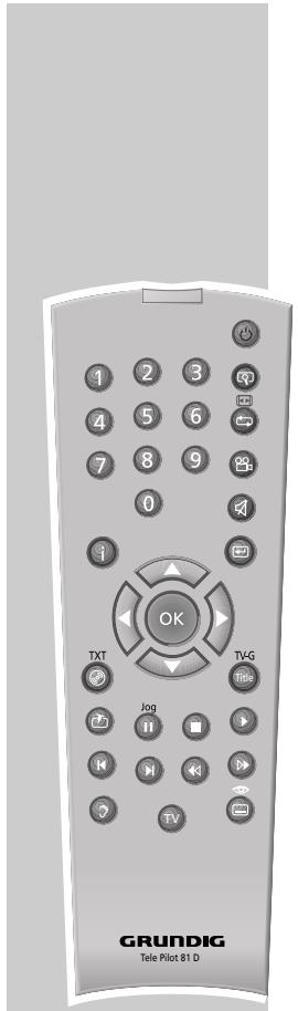 GRUNDIG GDP 2550 - Présélection - 4