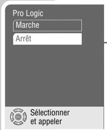 GRUNDIG GDP 2550 - Sélection du mode Pro Logic - 1