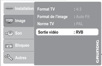 GRUNDIG GDP 2750 - Réglage du système TV (norme TV) - 3