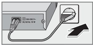 GRUNDIG GDP 2750 - Raccordement du câble secteur - 1