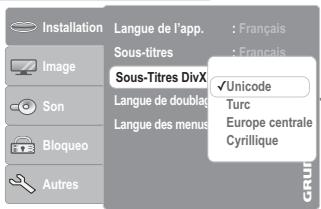 GRUNDIG GDP 2750 - Sélection de la langue des sous-titres - 2