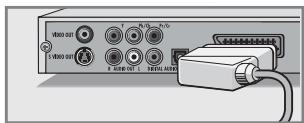 GRUNDIG GDP 2750 - Raccordement avec un câble péritel - 2