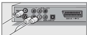 GRUNDIG GDP 2750 - Raccordement avec un câble péritel - 5