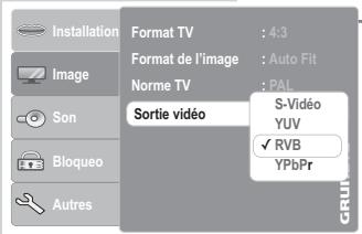 GRUNDIG GDP 2750 - Réglage du système TV (norme TV) - 4