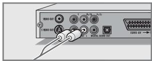GRUNDIG GDP 2750 - Raccordement de la chaîne audio avec son stéréo analogue à deux canaux - 2