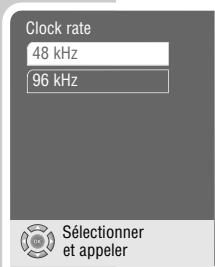 GRUNDIG GDP 3300 /1 - Sélection de la fréquence d'échantillonnage - 1