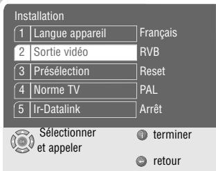 GRUNDIG GDP 3300 /1 - Réglage du standard de couleur TV (norme TV) - 2
