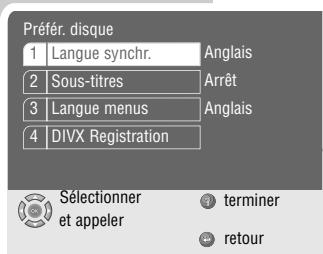 GRUNDIG GDP 3300 /1 - Sélections de la langue - 1