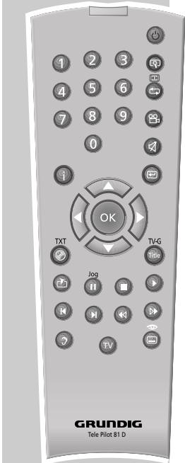 GRUNDIG GDP 3550 - Appel de la version du logiciel du lecteur - 1
