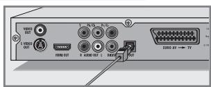 GRUNDIG GDP 3760 - Raccordement avec un cable d'adaptateur HDMI sur DVI - 5