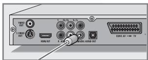 GRUNDIG GDP 3760 - Raccordement avec un cable d'adaptateur HDMI sur DVI - 4