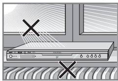GRUNDIG GDP 3760 - Installation et sécurité - 3