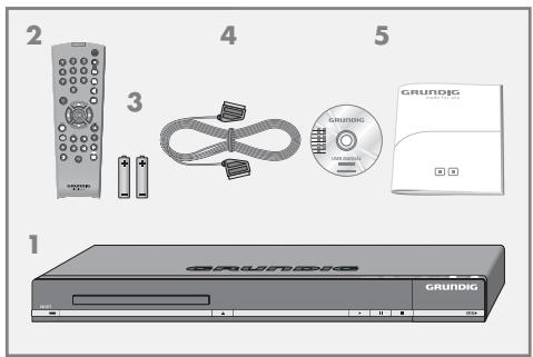 GRUNDIG GDP 3800 - Contenu de la livraison - 1