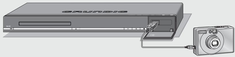 GRUNDIG GDP 3800 - Raccordement de supports de données externes - 1