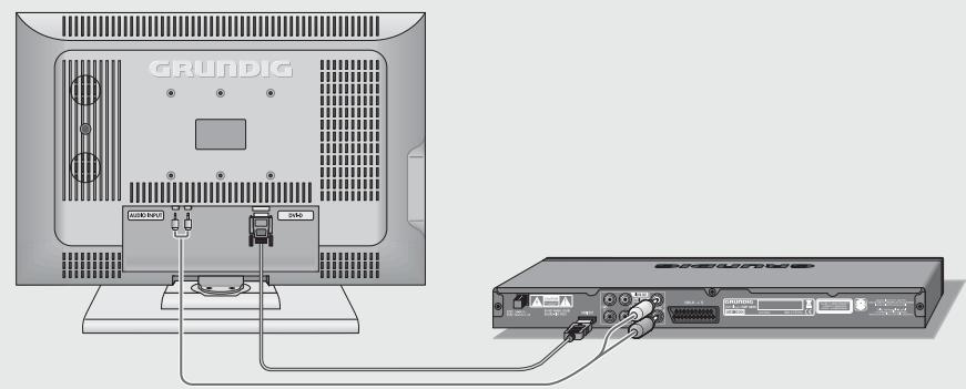 GRUNDIG GDP 3800 - Raccordements/préparatifs - 1