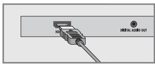 GRUNDIG GDP 7700 - Raccordement au téléviseur par cable adaptateur HDMI sur DVI (signal audio/vidéo numérique) - 2
