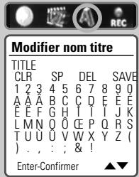 GRUNDIG GDR 6460 VCR SILVER * - Modification du titre de l'enregistrement - 5