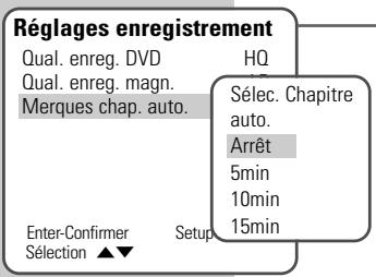 GRUNDIG GDR 6460 VCR SILVER * - Insertion d'une marque de chapitre - 1
