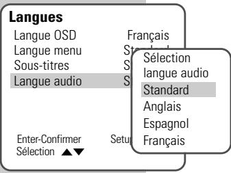 GRUNDIG GDR 6460 VCR SILVER * - RéGLAGES DE LA LANGUAGE - 1