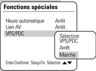 GRUNDIG GDR 6460 VCR SILVER * - Commande VPS/PDC pour un enregistrement Timer - 1