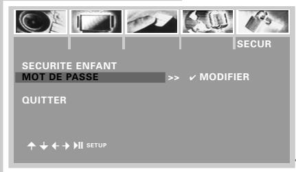 GRUNDIG GDV 130 - Modification du code secret - 1