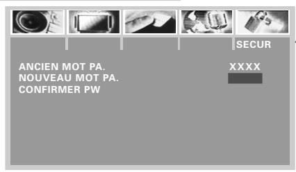GRUNDIG GDV 130 - Modification du code secret - 2