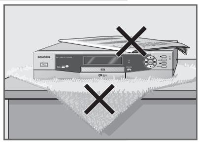GRUNDIG GDV 130 - Installation et sécurité - 2