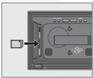 GRUNDIG GPF 6870 - Retrait d'une carte mémoire - 1