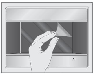 GRUNDIG GPF 6870 - Retrait du film protecteur - 1